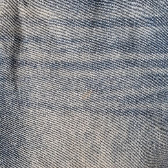 Good American High Rise Distressed Straight Leg Jean Medium Wash Size 6/28 - Picture 5 of 5